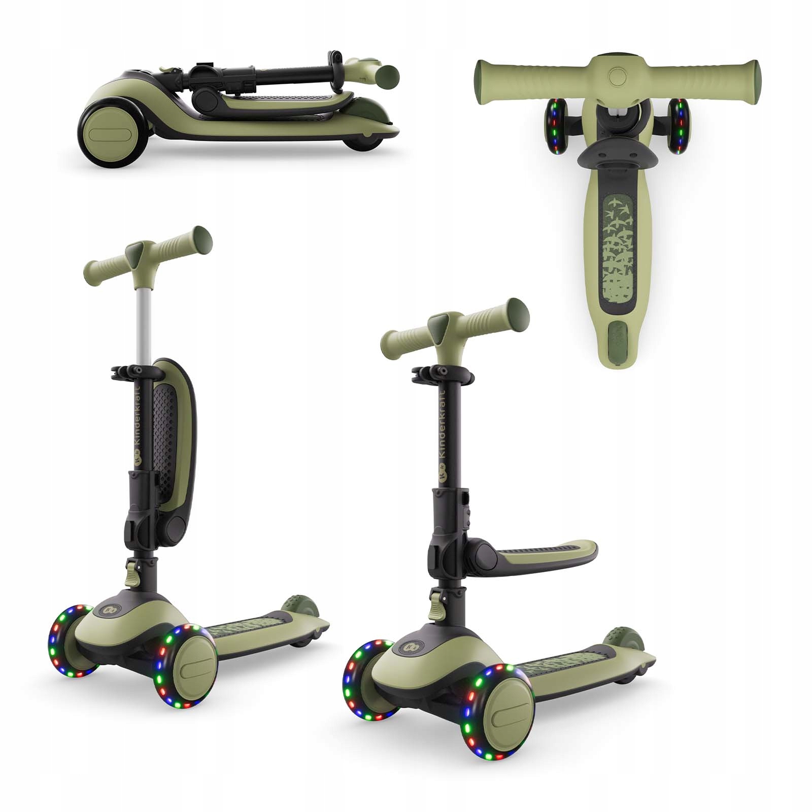 Kinderkraft koloběžka Halley 2 Grassland Green