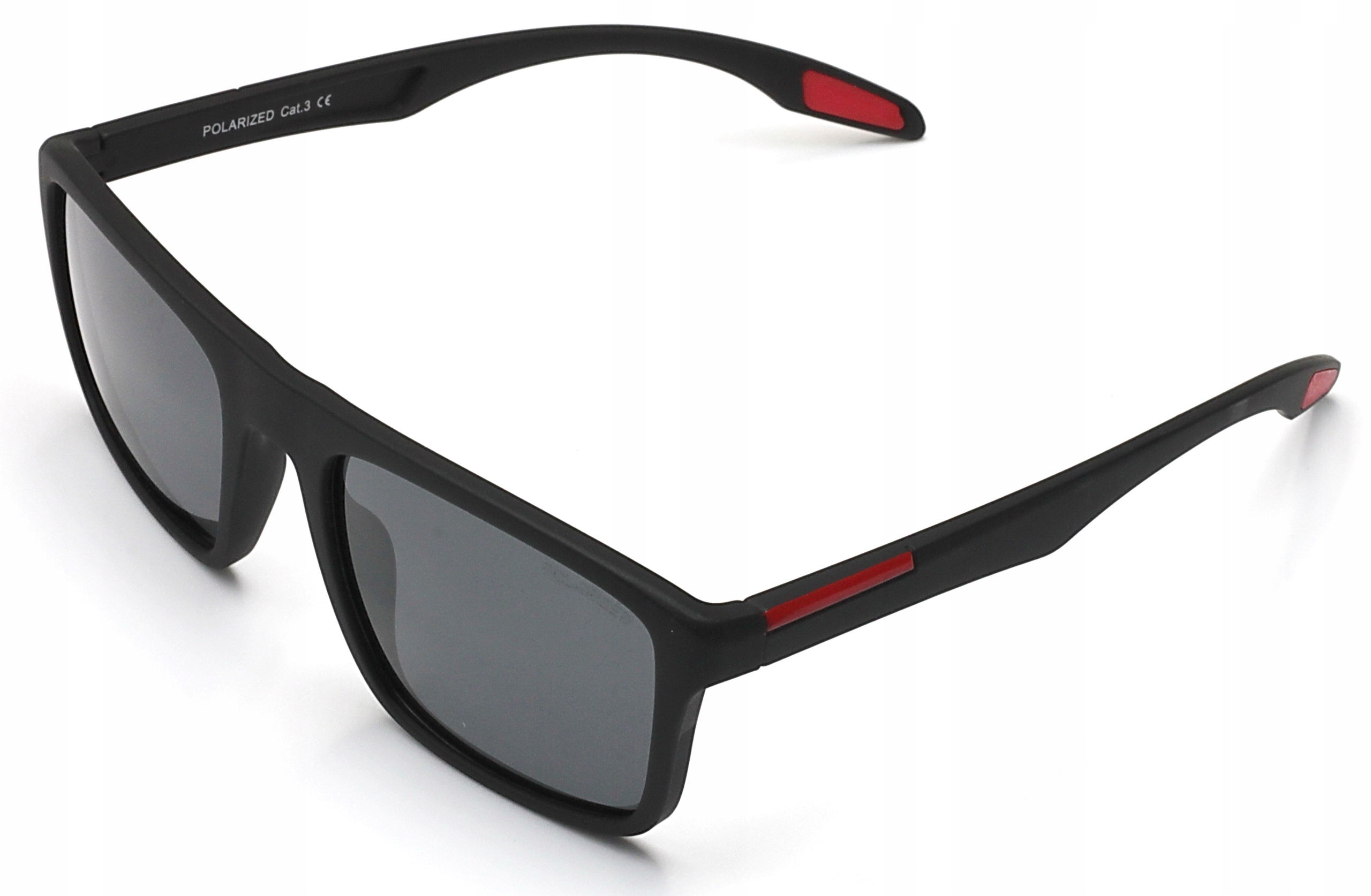 OKULARY PRZECIWSŁONECZNE MĘSKIE POLARYZACYJNE ETUI POLARZONE DLA KIEROWCÓW Fason nerdy