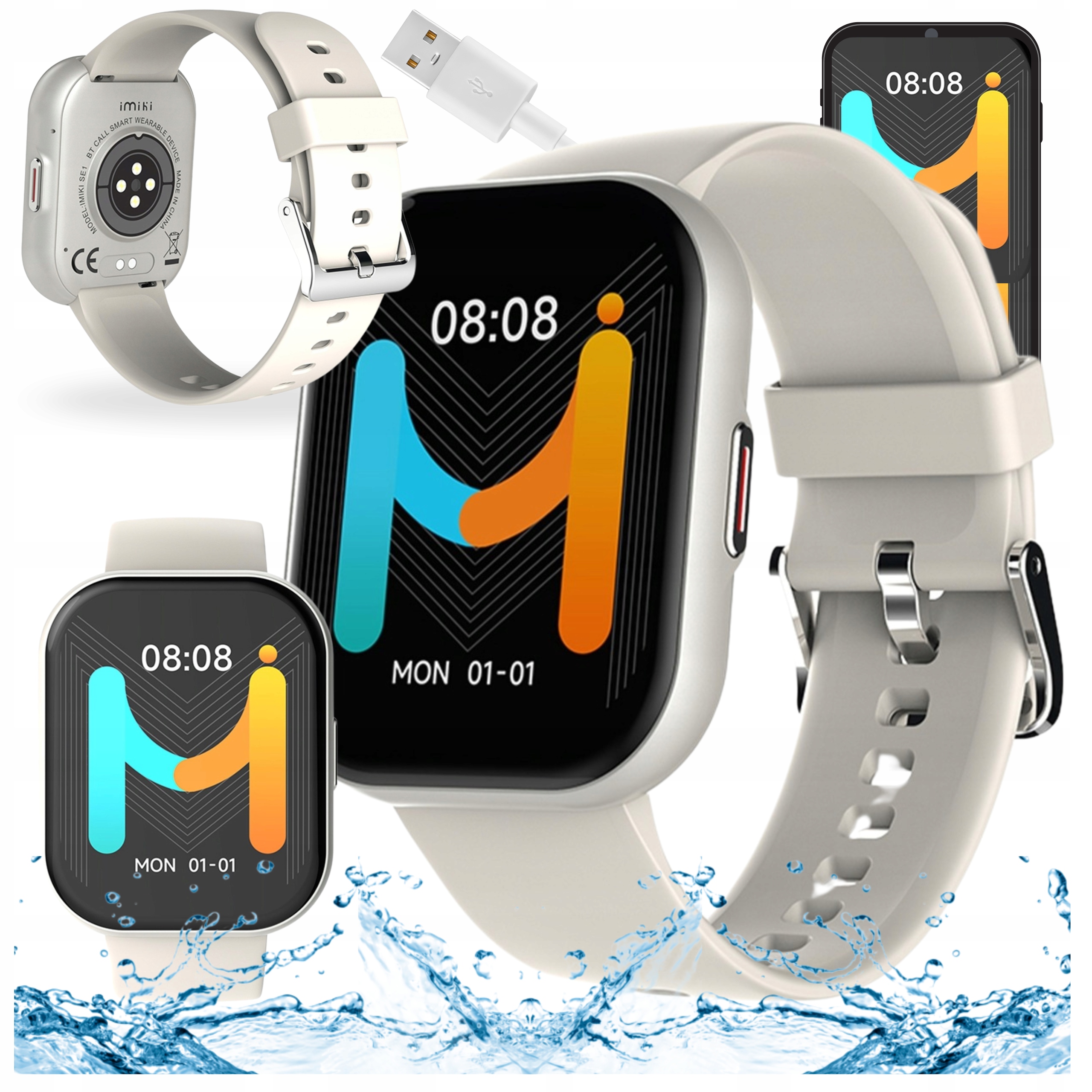 Chytré Hodinky Imiki SE1 2,02" Chytré Hodinky Sportovní pro běhání šedé