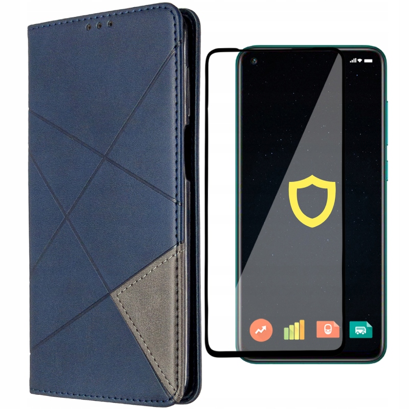 

Etui Z Klapką Zaps Do Redmi Note 9S/9 Pro Szkło