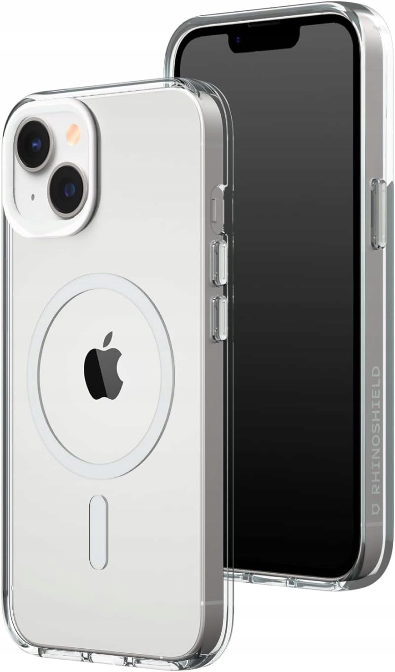 Etui RhinoShield MagSafe iPhone 13/14 Przezroczyste Czarny Pierścień