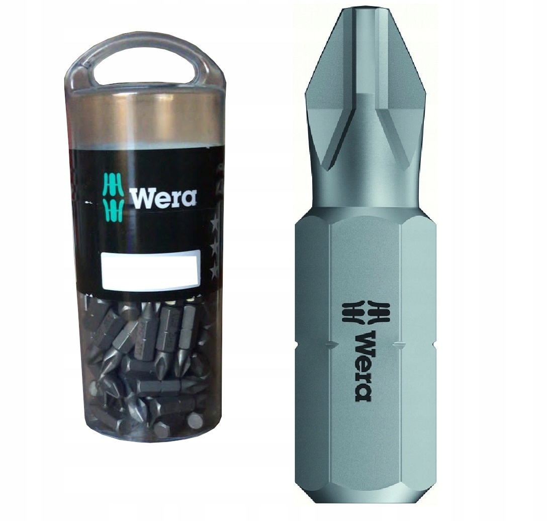 Bit Wera PH2/25 Classic 1szt. Grot Końcówka