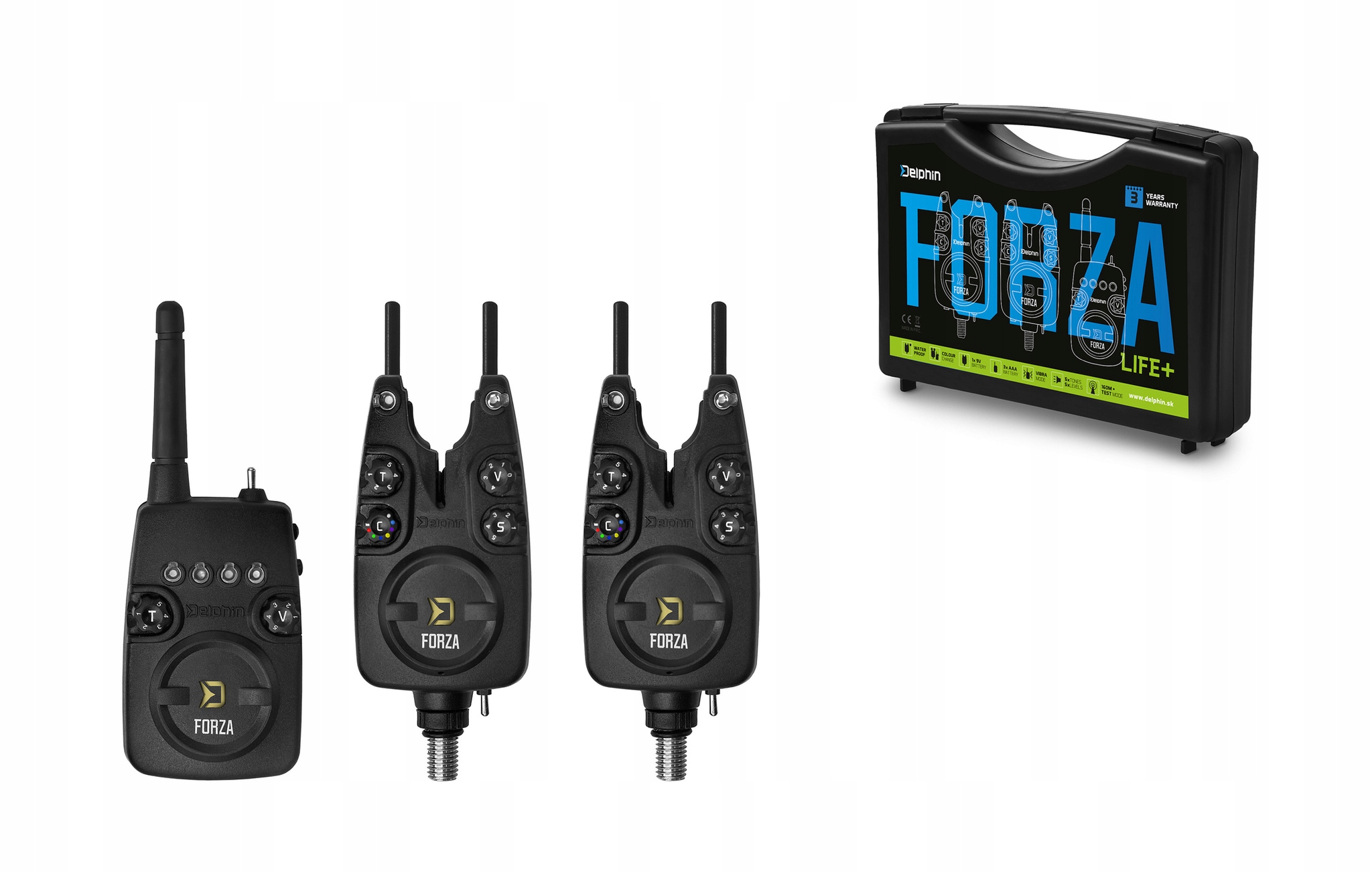 Zestaw Sygnalizatorów Delphin Forza Life+ 2+1