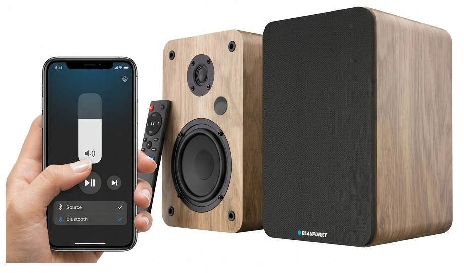 Głośniki półkowe Kolumny Głośnikowe Aktywne Hdmi Blaupunkt BS50OK Pilot