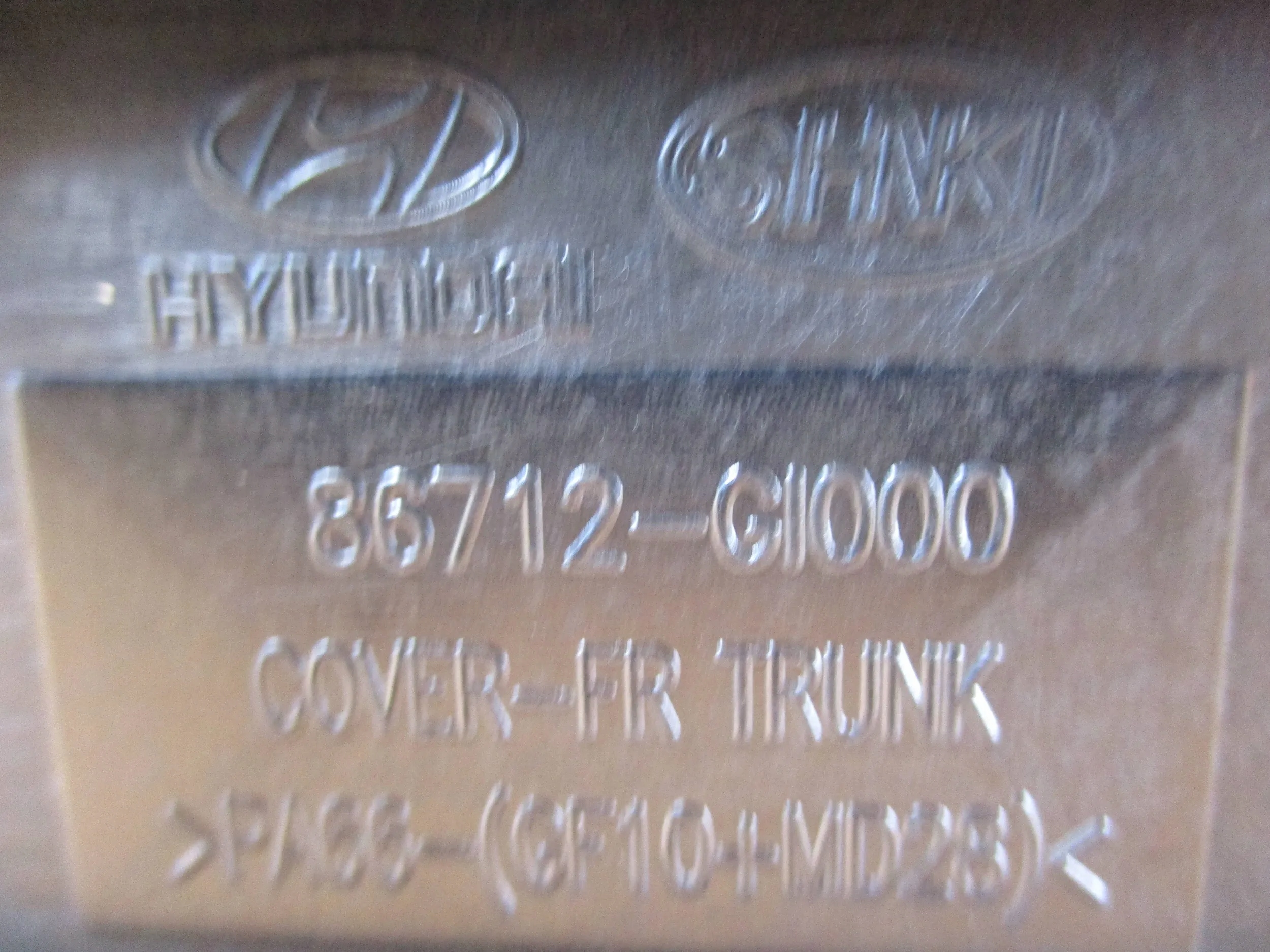 ABDECKUNG HANDSCHUHFACH HYUNDAI IONIQ V