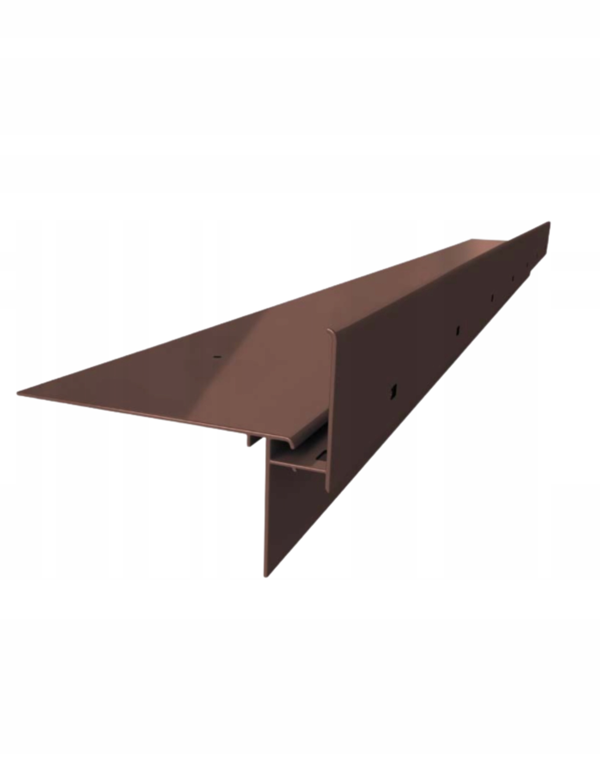 Balkónový odkvapový profil Renoplast Terasový W35+ Plus 200 CM Ral 8019 Bronz