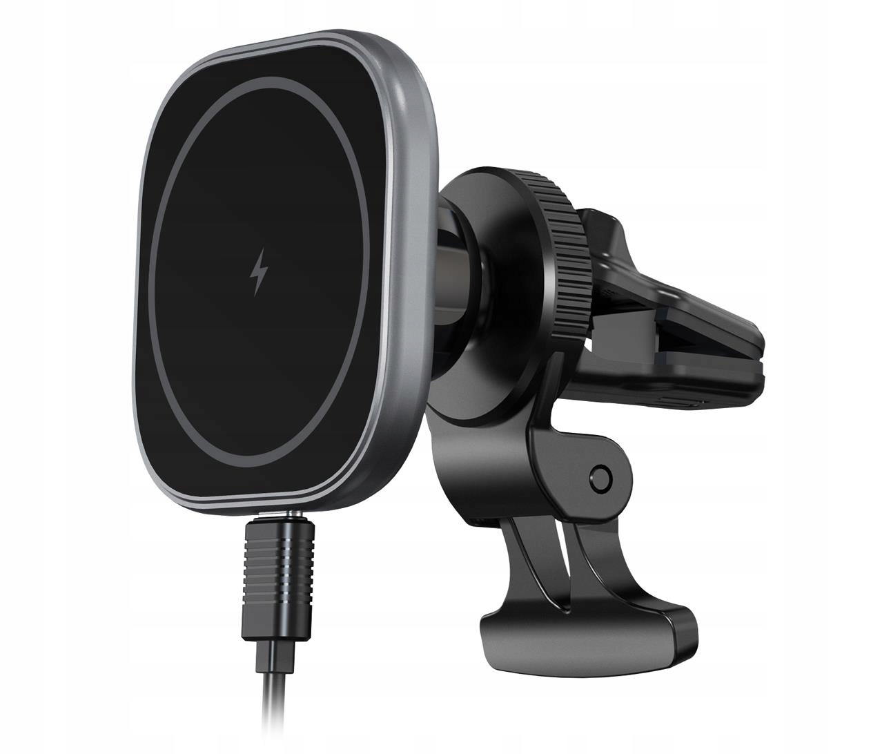 Uchwyt na kratkę nawiewu Silver Monkey czarny 15W uchwyt na szybę