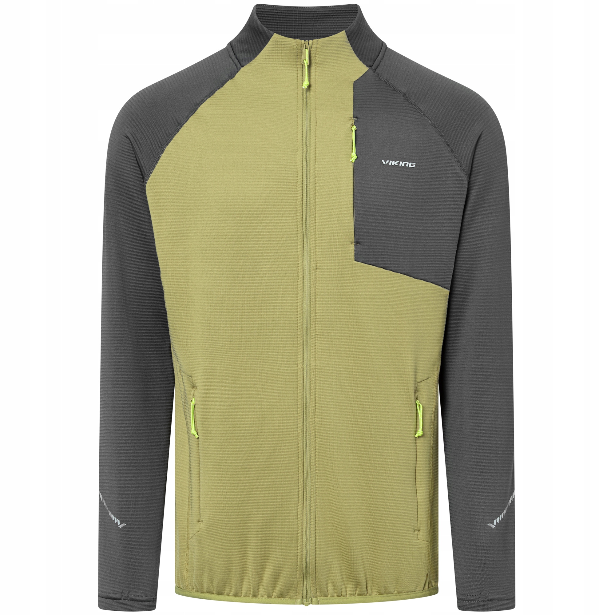 Bluza męska rozpinana Viking Birger Man zielono szara rozmiar XXL