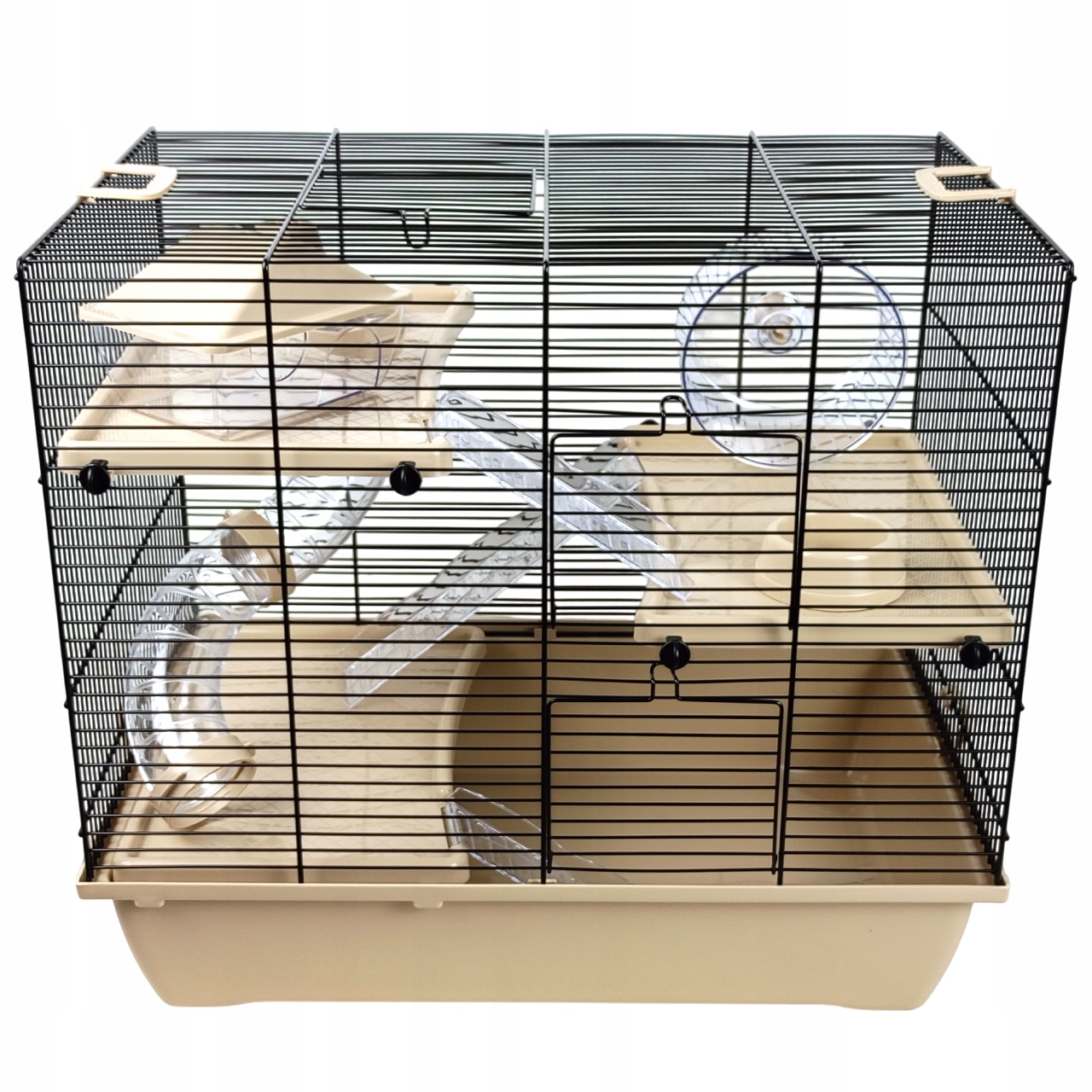 Levně Klec pro křečka a hlodavce myšky domeček patra kolotoč velký Tania