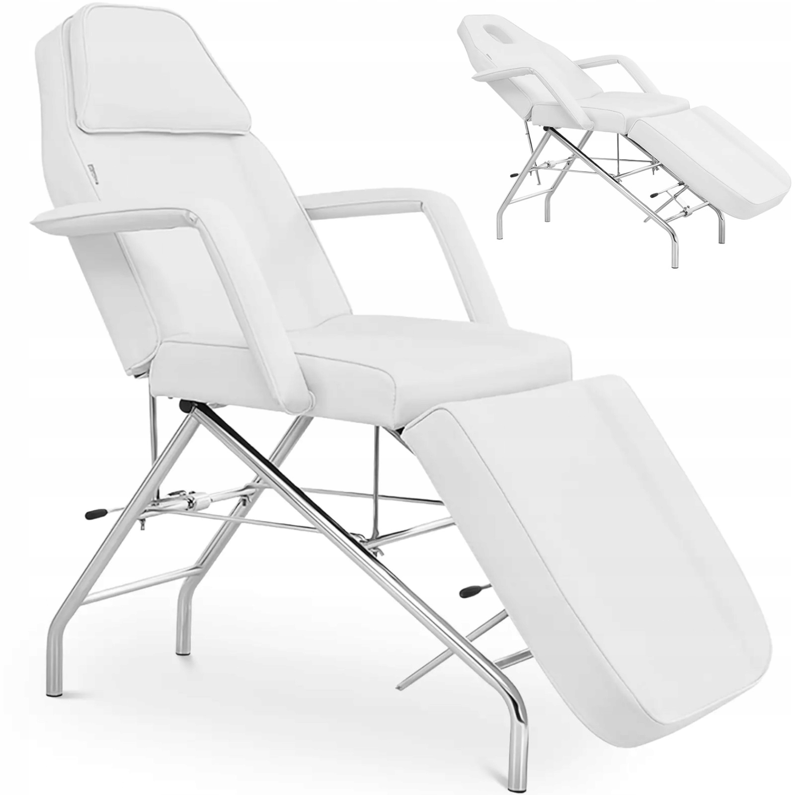 Kosmetické křeslo pro masáž tetování Spa Matera bílé