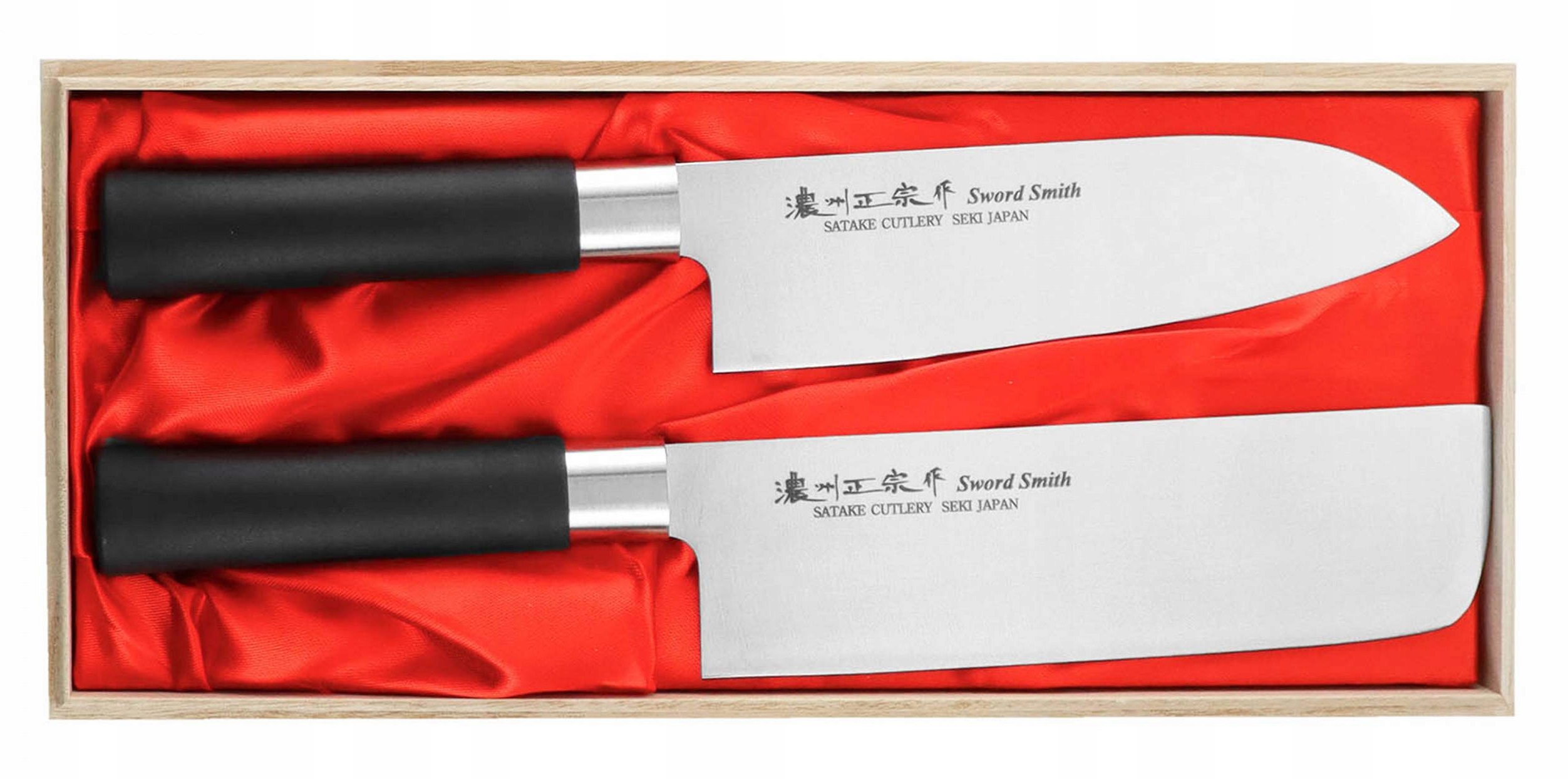 Satake Saku Pp Sada Nožov Santoku Nakiri
