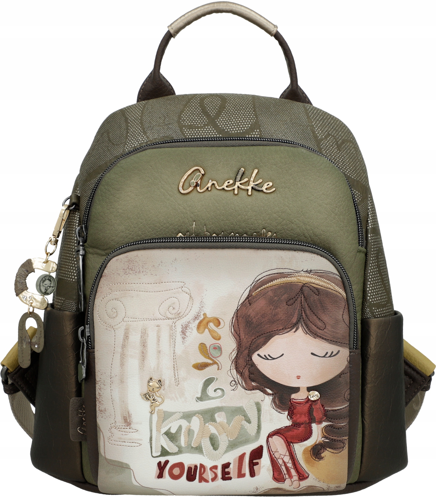A409 średniej wielkości plecak Anekke miejski z serii Muse z dziewczynką