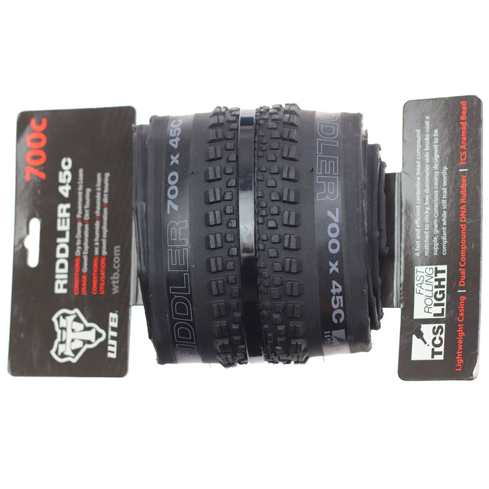 WTB Riddler 44-622 700x45C TCS Light/Fast Rolling black zwijana