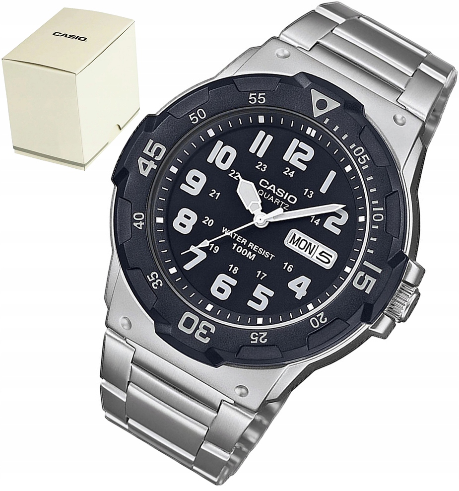 Pánské Hodinky Casio MRW-200HD-1BVEF Jako Dárek 100M Datumovka
