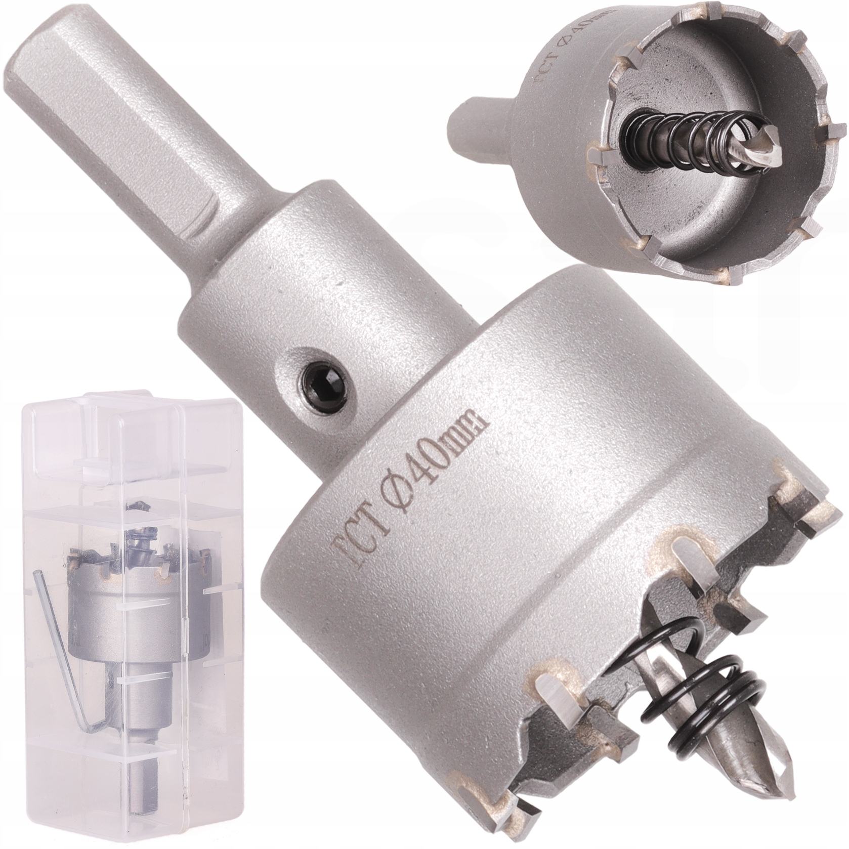 OTWORNICA WIDIOWA KORONKA DO METALU DREWNA 40 MM