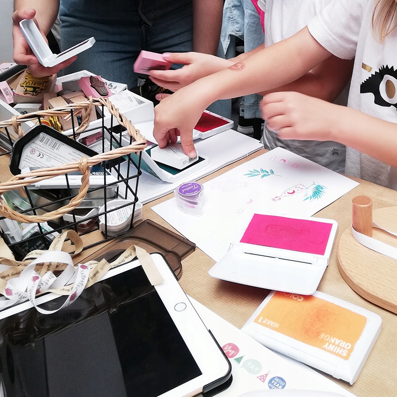 Poduszka tuszująca do stempli COLOP - LAWENDOWA / LOVABLE LAVENDER Szerokość 50 mm