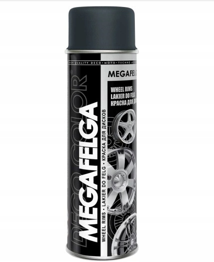 

Lakier do felg Deco Color Megafelga 500ml antracyt