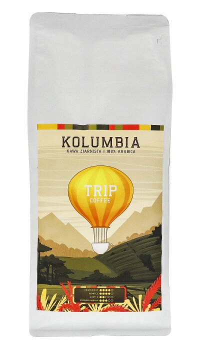 Kawa ziarnista 100% arabica Trip Coffee Kolumbia 1000 g