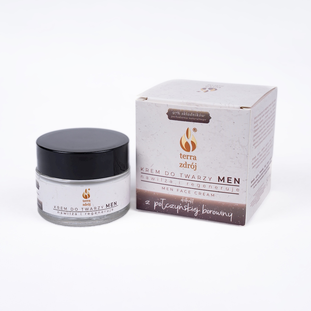 Hydratační A Regenerační Krém Na Obličej Pro Muže 50 ml Terra Zdrój