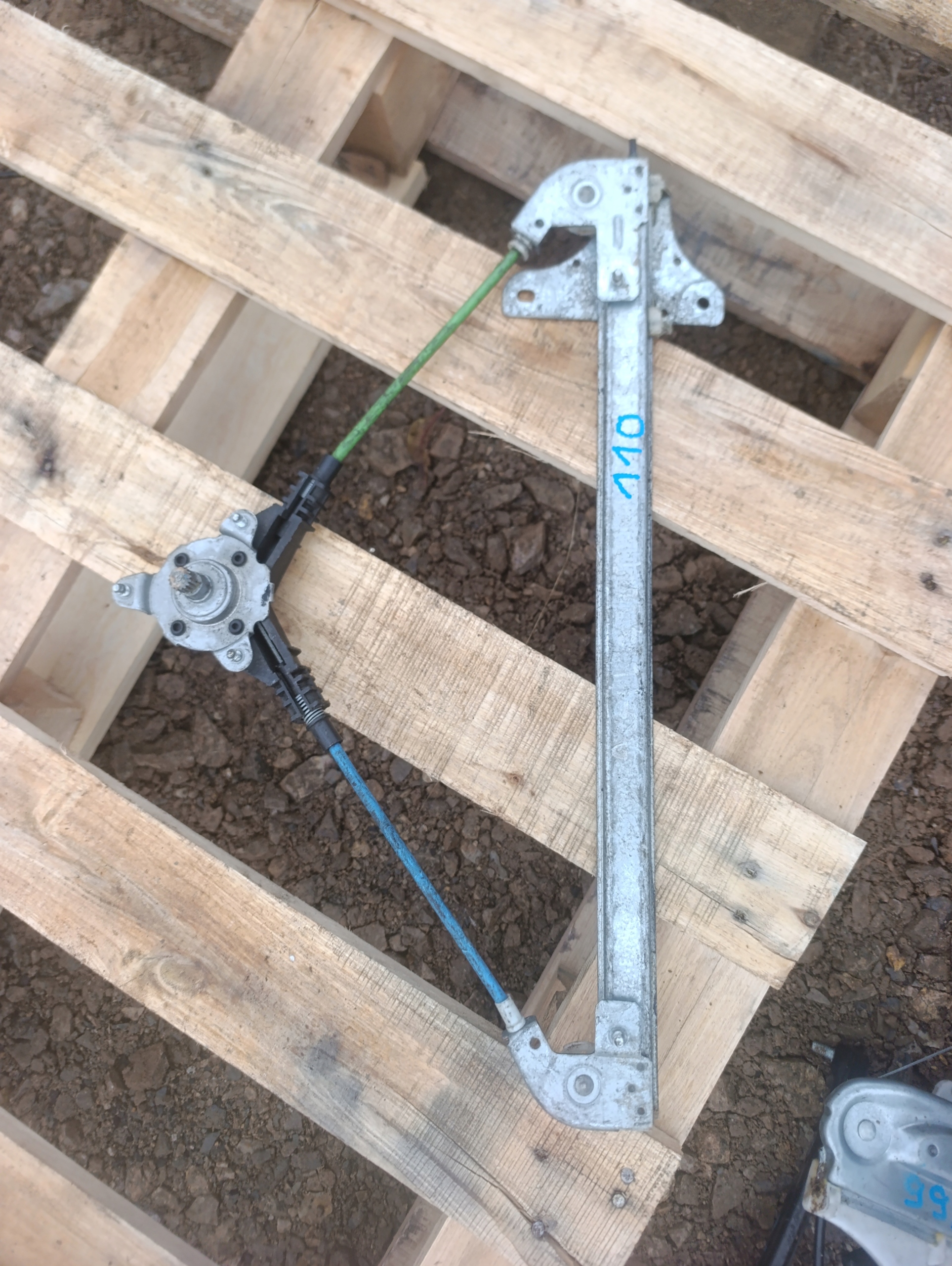 mechanism window regulator left rear part left rear OPEL AGILA A