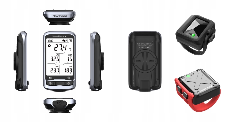 Navihood Gps Počítač L4 Snímače Rychlosti A1 Kadence A2