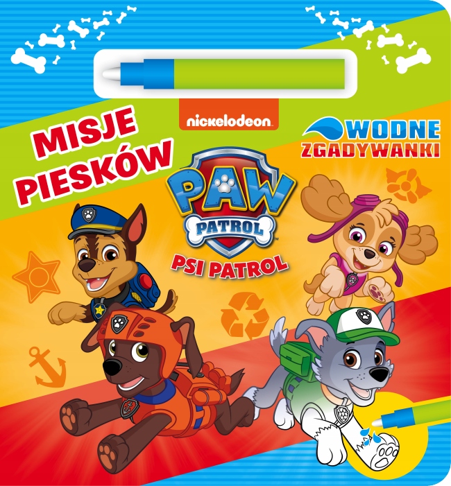 

Wodne Zgadywanki Psi Patrol Wodna Kolorowanka