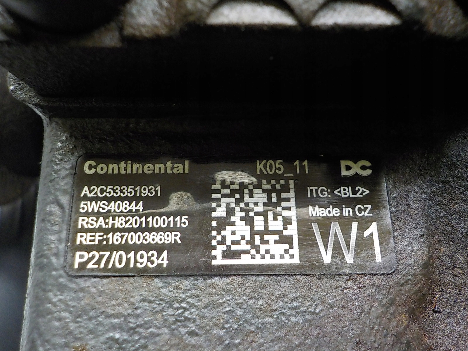RENAULT 1.5 DCI K9K pompe d'injection H8201100115