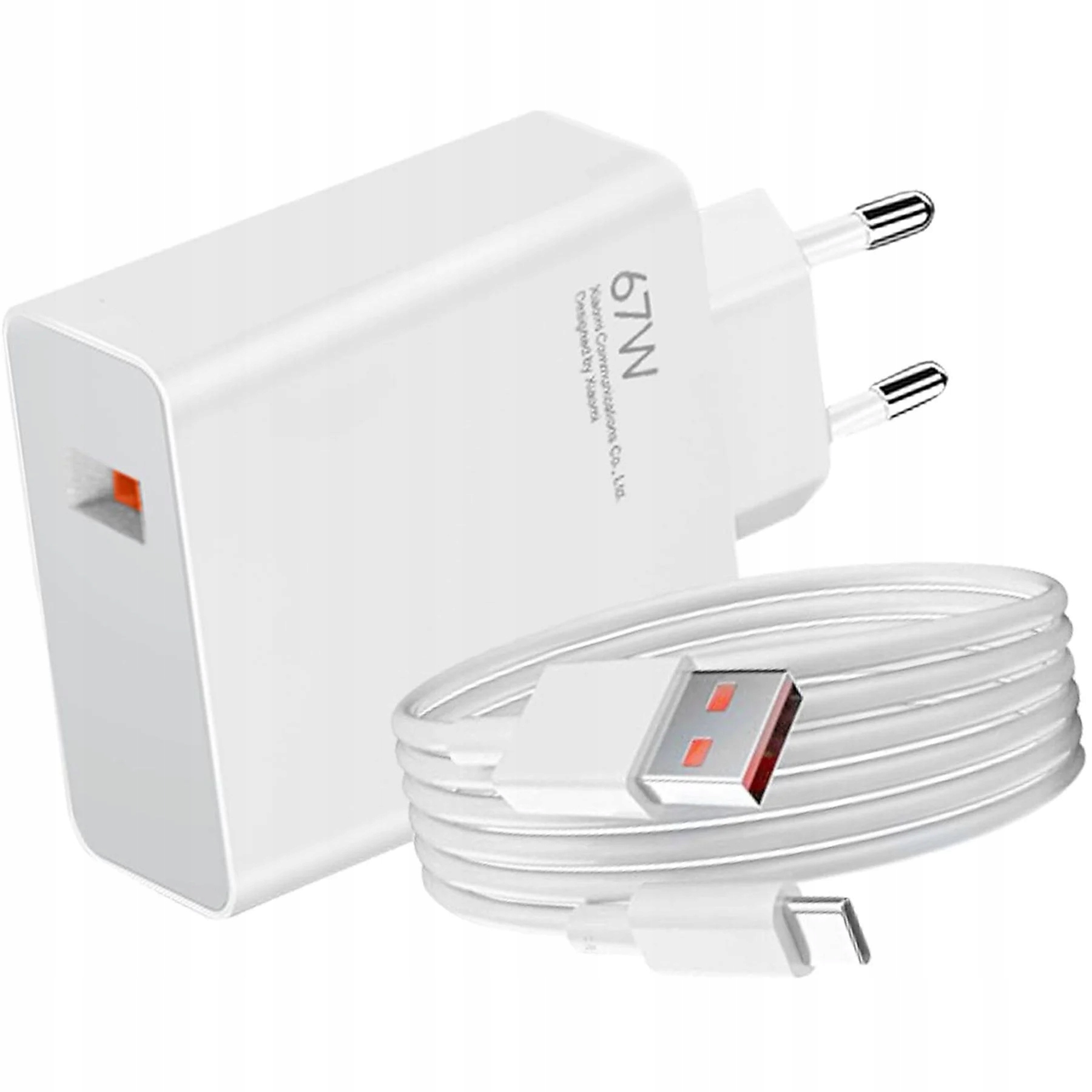 Ładowarka sieciowa Xiaomi 67w Usb do Xiaomi 6200 mA