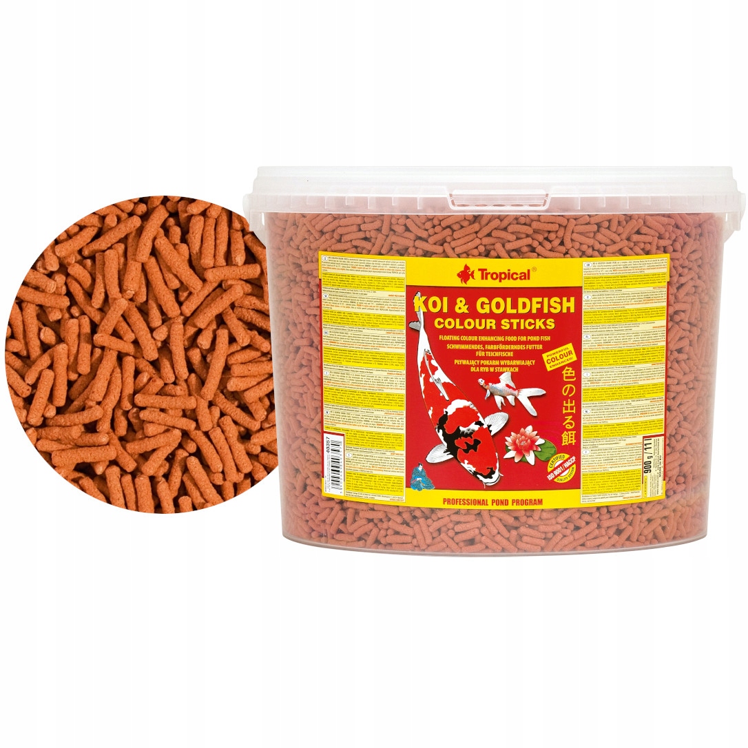 

Tropical Koi&Goldfish Colour Sticks 11L Pokarm
