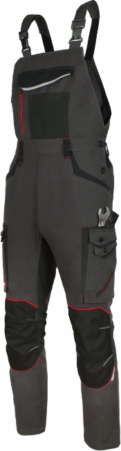 Spodnie robocze ogrodniczki elastyczne Professional 4 Dynamic r58