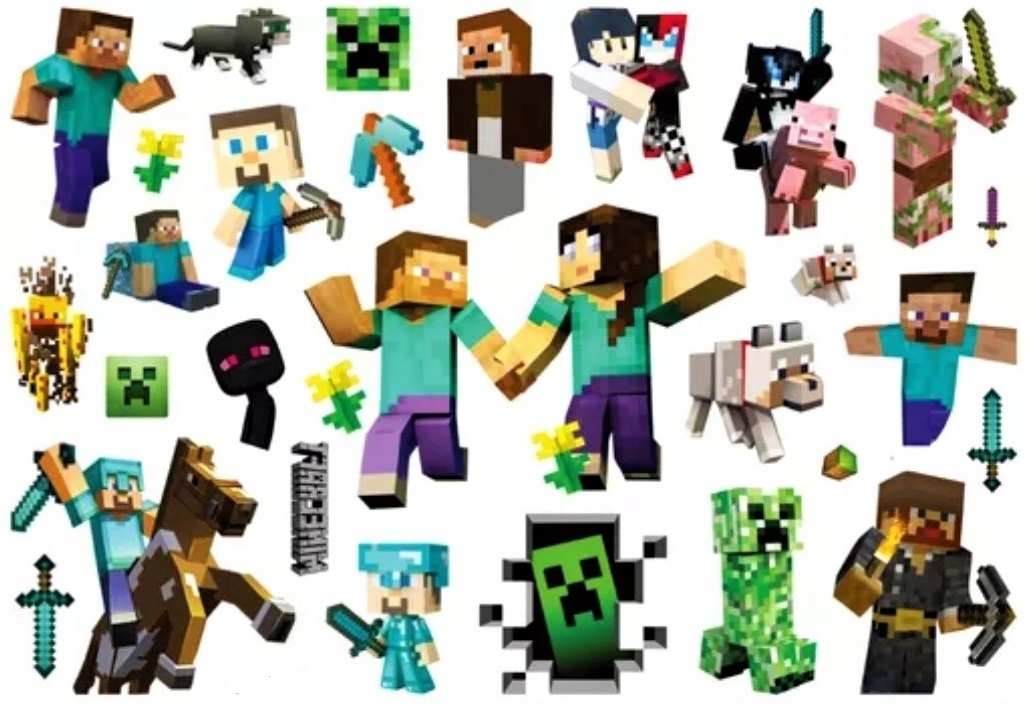 

Tatuaże Zmywalne Dla Dzieci Minecraft CG141