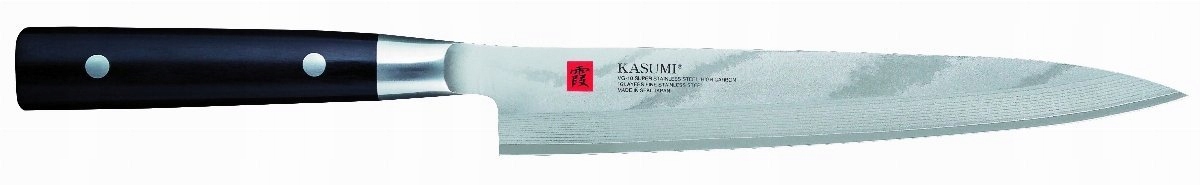 Nůž japonský Sashimi o délce 21 cm z damaškové oceli Kasumi