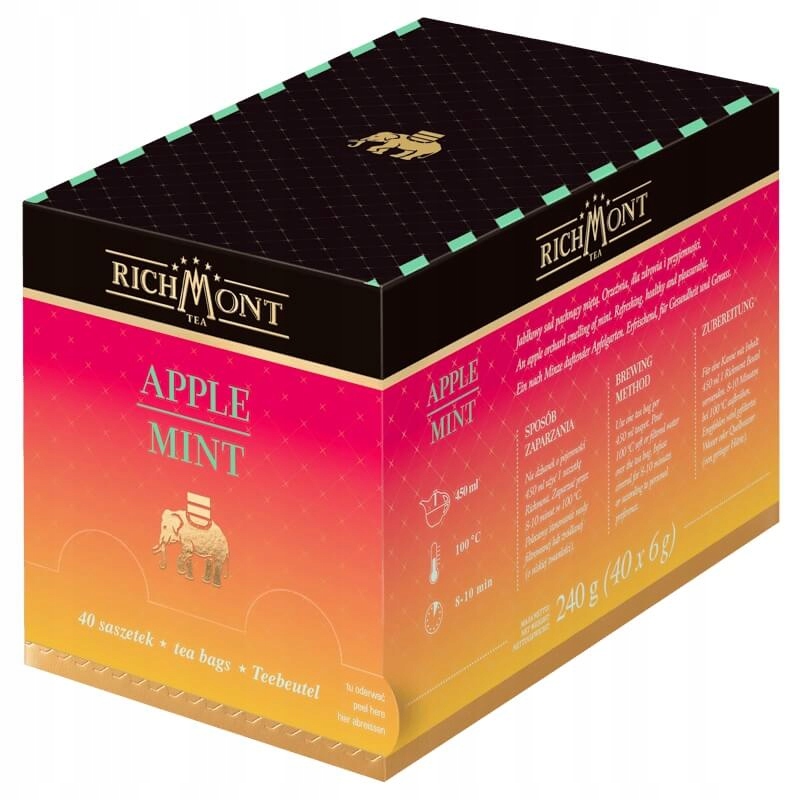 Herbata Richmont Apple Mint 40x6g herbatka jabłkowa z miętą