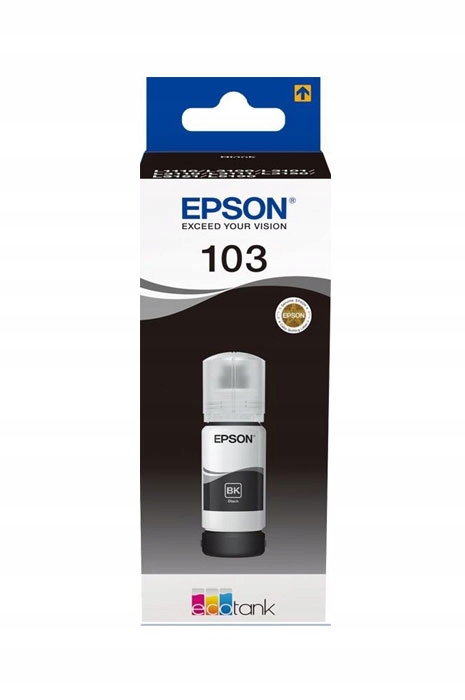 Tusz w butelce Black Epson 103 (T00S1, C13T00S14A)