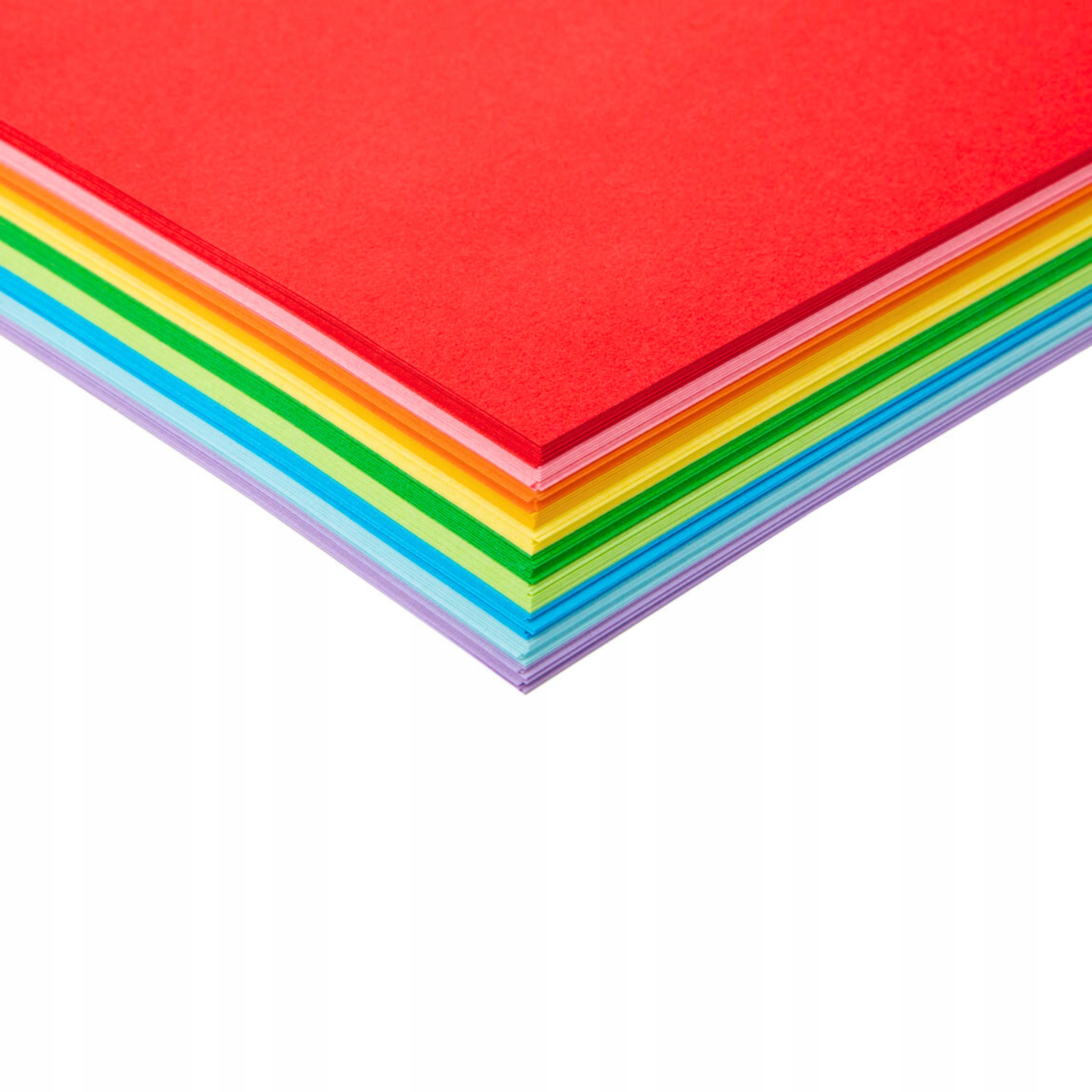 PAPIER KOLOROWY RYSUNKOWY A4 DLA DZIECI 100 ARKUSZY 10 KOLORÓW Kod producenta CR0022/GE