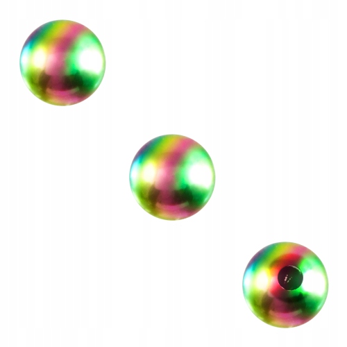 

Zestaw trzy Kulki zapasowe 316L rainbow 1,6/5 mm