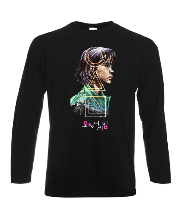 

XL Long Bluzka Męska Squid Game Serial Gra Wzory