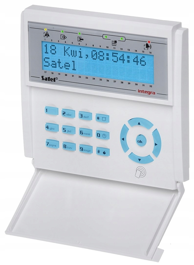 Klávesnica Pre Zabezpečovaciu Ústredňu Int-klcdr-bl Satel