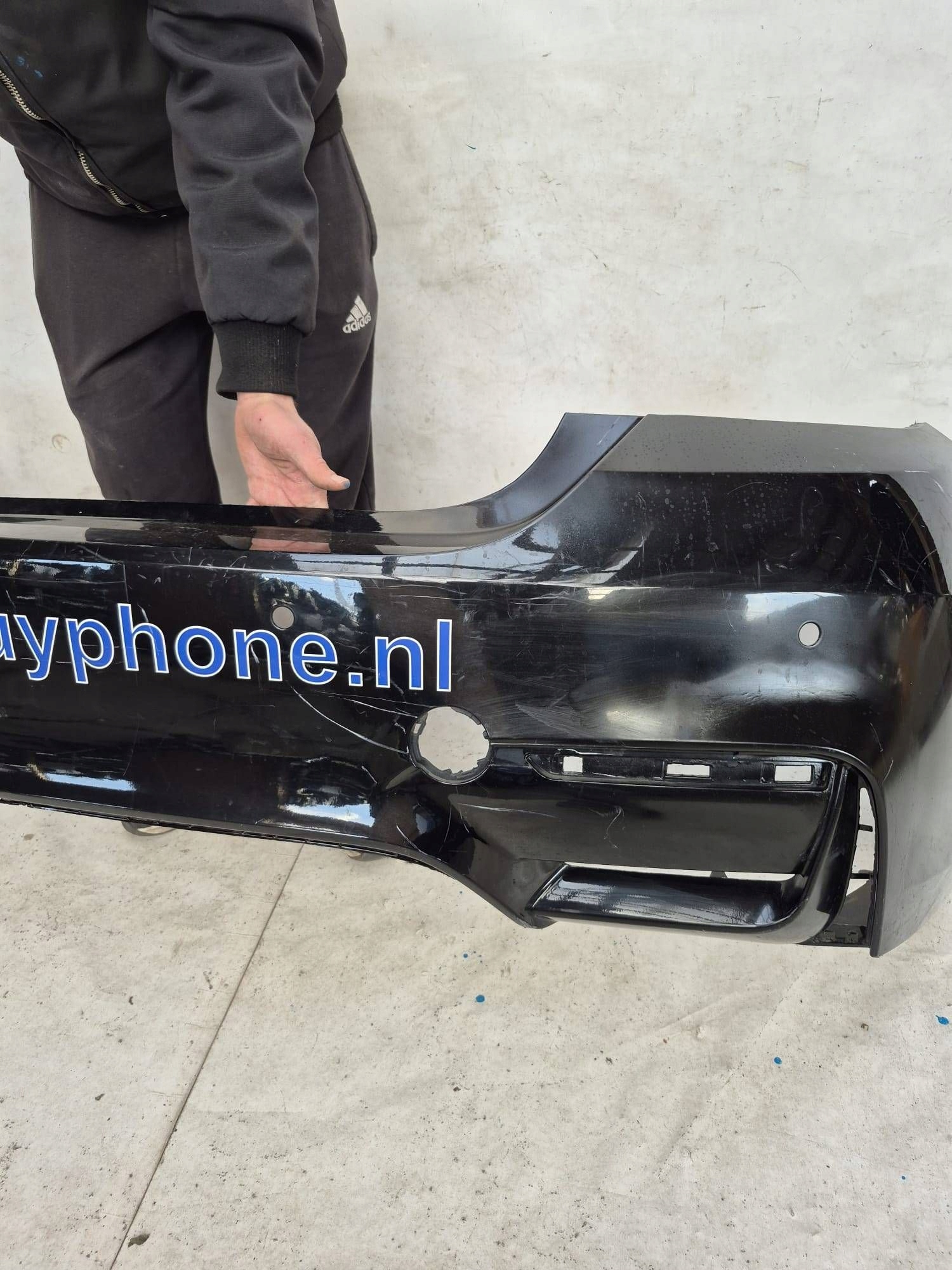 BMW M4 F82 14-> bumper rear part rear PDC