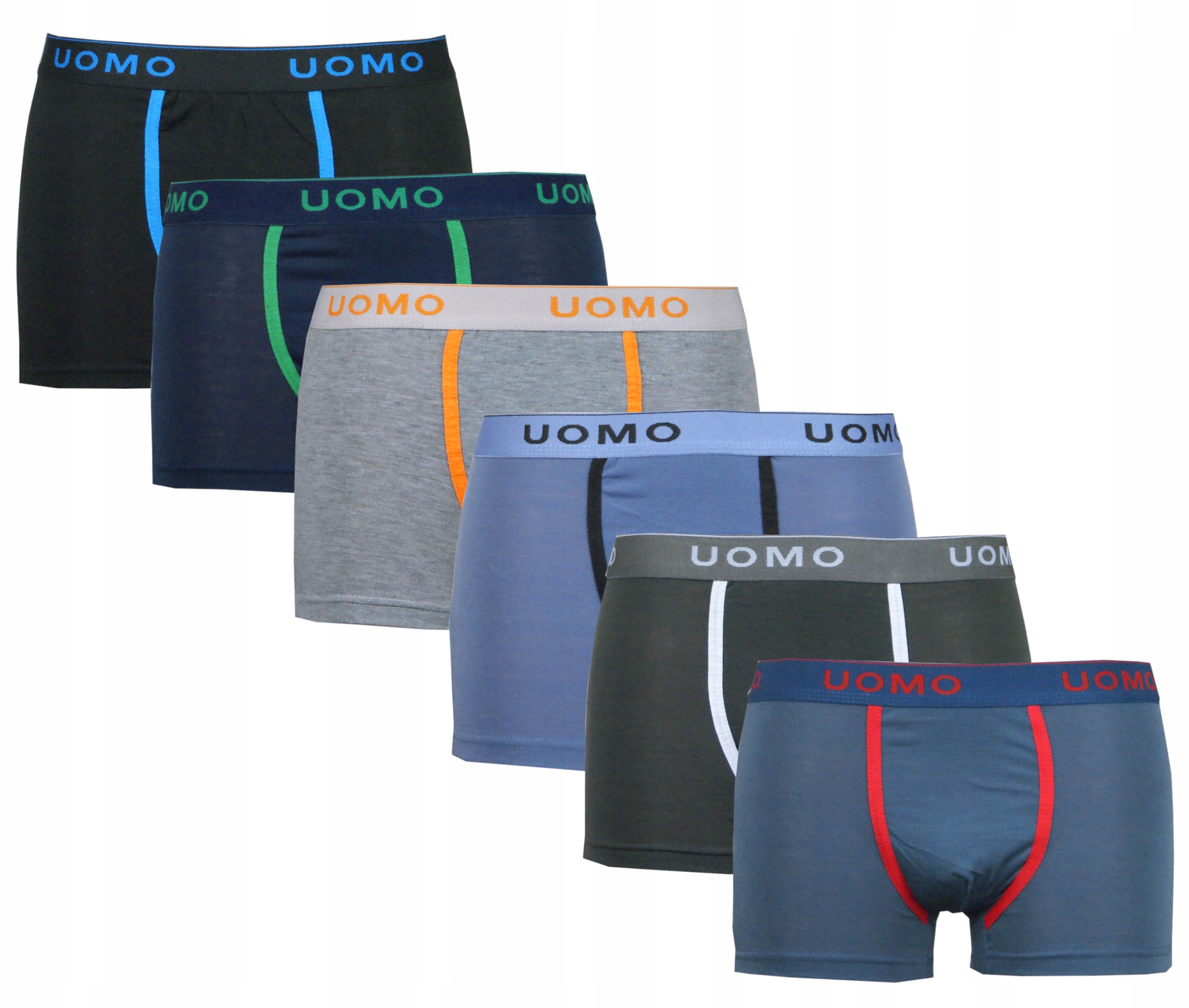 

6x Bokserki męskie Uomo bawełna XL