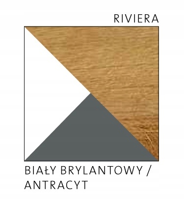 szafka mała nocna stolik nocny na nóżkach Werso 11 Szerokość mebla 47.3 cm