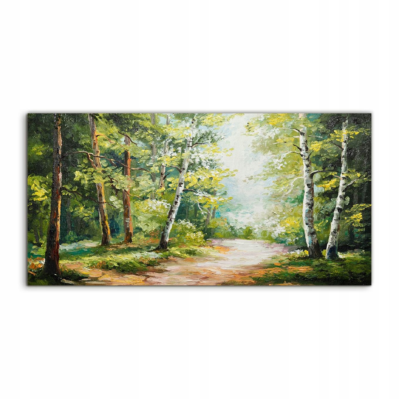 Fotoobraz akryl 140x70 závesný Les Leto Krajina