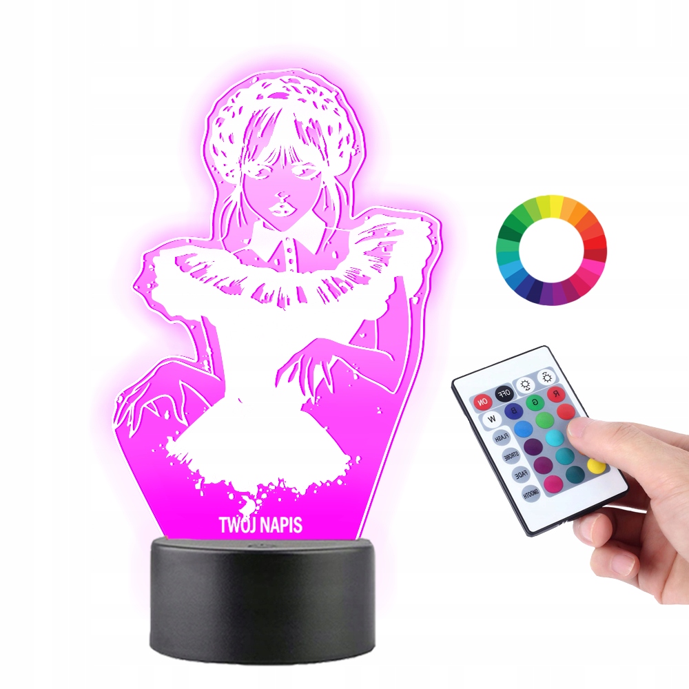 

Lampka na Biurko Statuetka Plexido Wednesday Adams