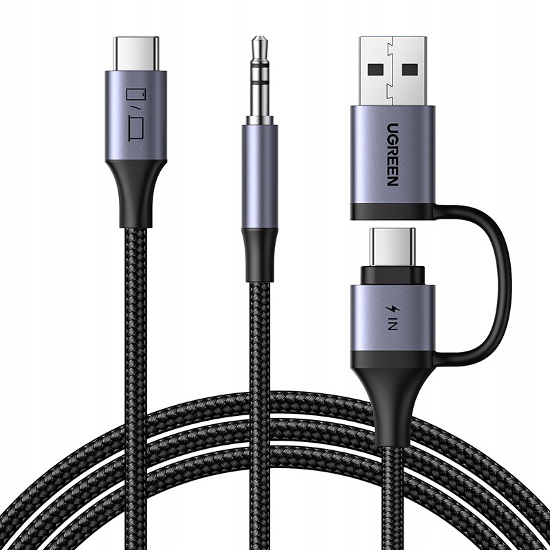 Zvuková karta Ugreen CM772, Usb-c až 3.5 mm Usb-c/a