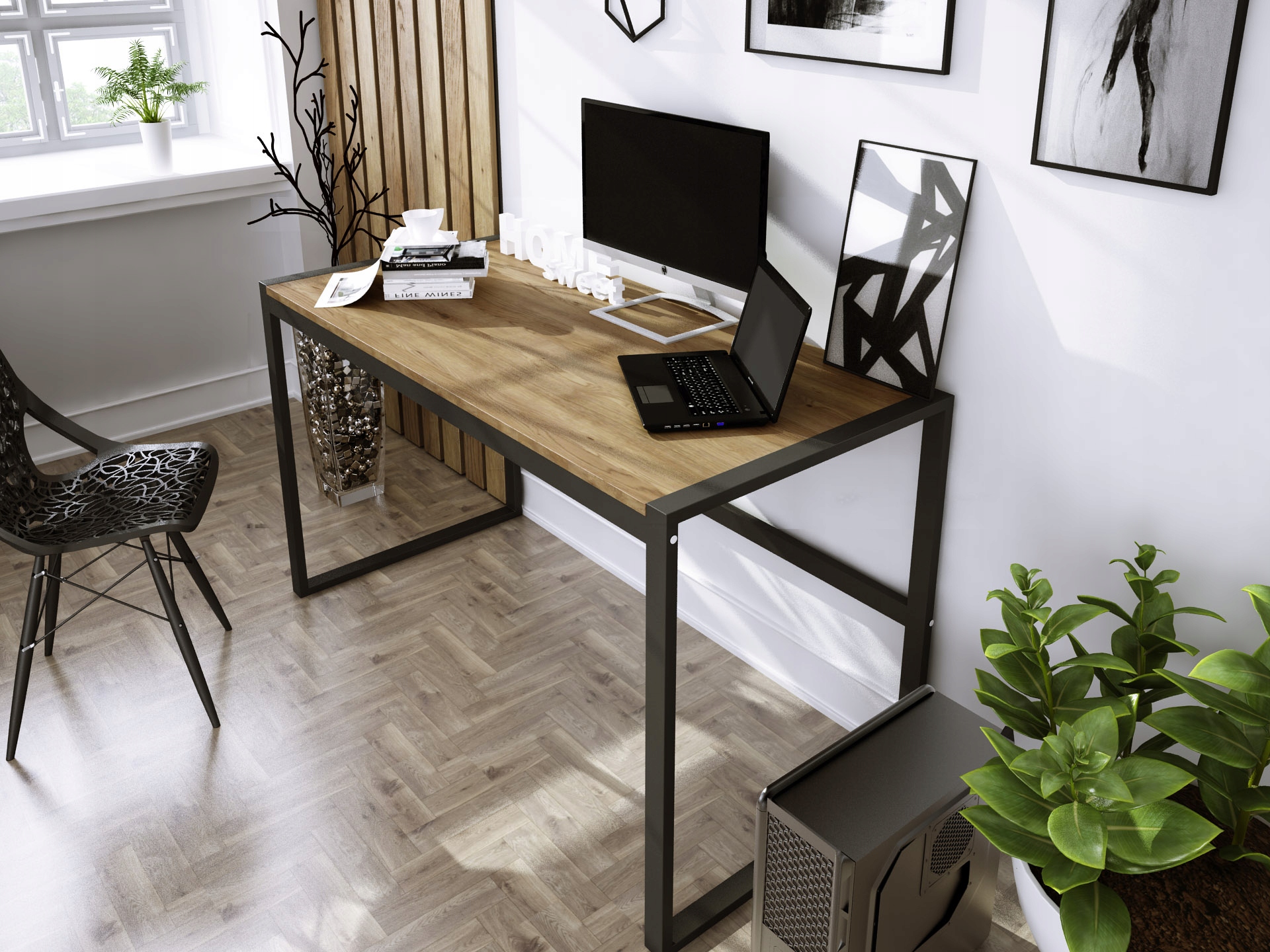 Biurko Loft , Duże Nowoczesne, Dąb Odwieczny !!! EAN (GTIN) 5904624778008