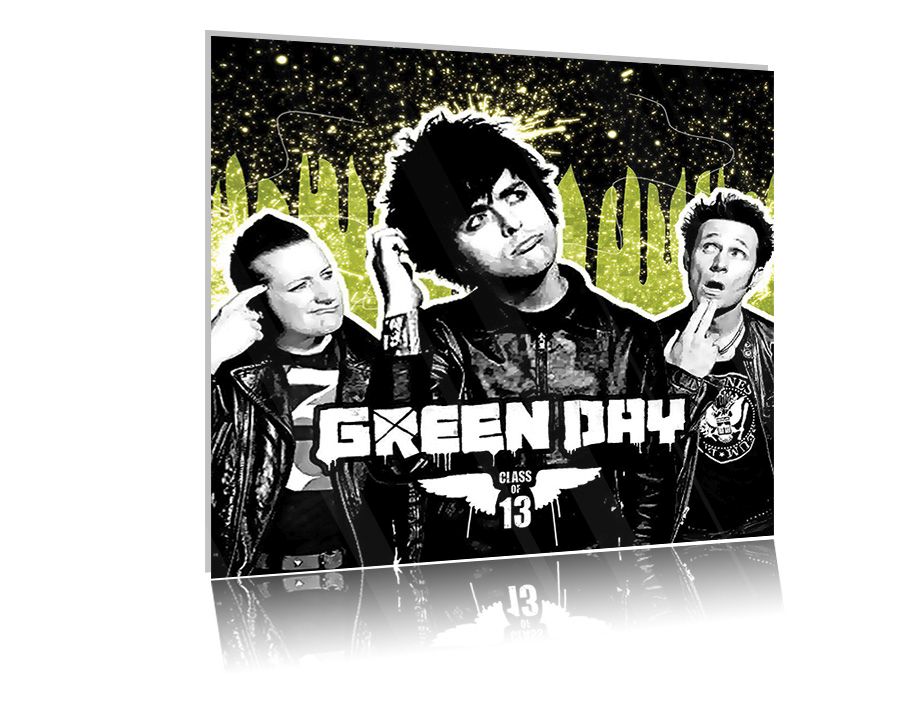 

Obraz szklany na szkle Green Day 02 30x30