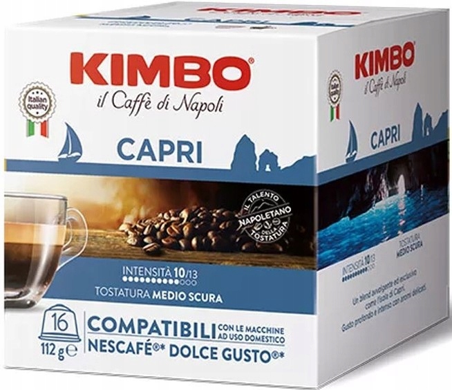 Kimbo Káva Kapsle do Dolce Gusto Espresso Capri 16 kusů