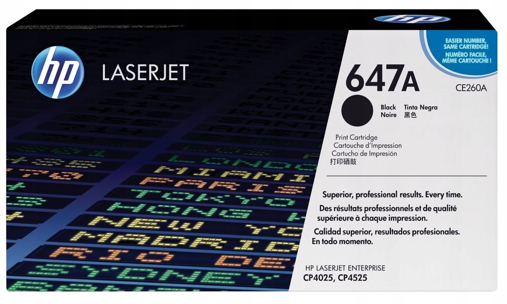 Hp tisková kazeta černá, CE260A originál