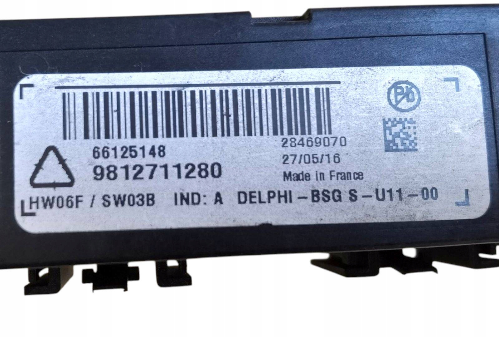 module alarmu Citroen C4 Grand Picasso 2 2016 9812711280