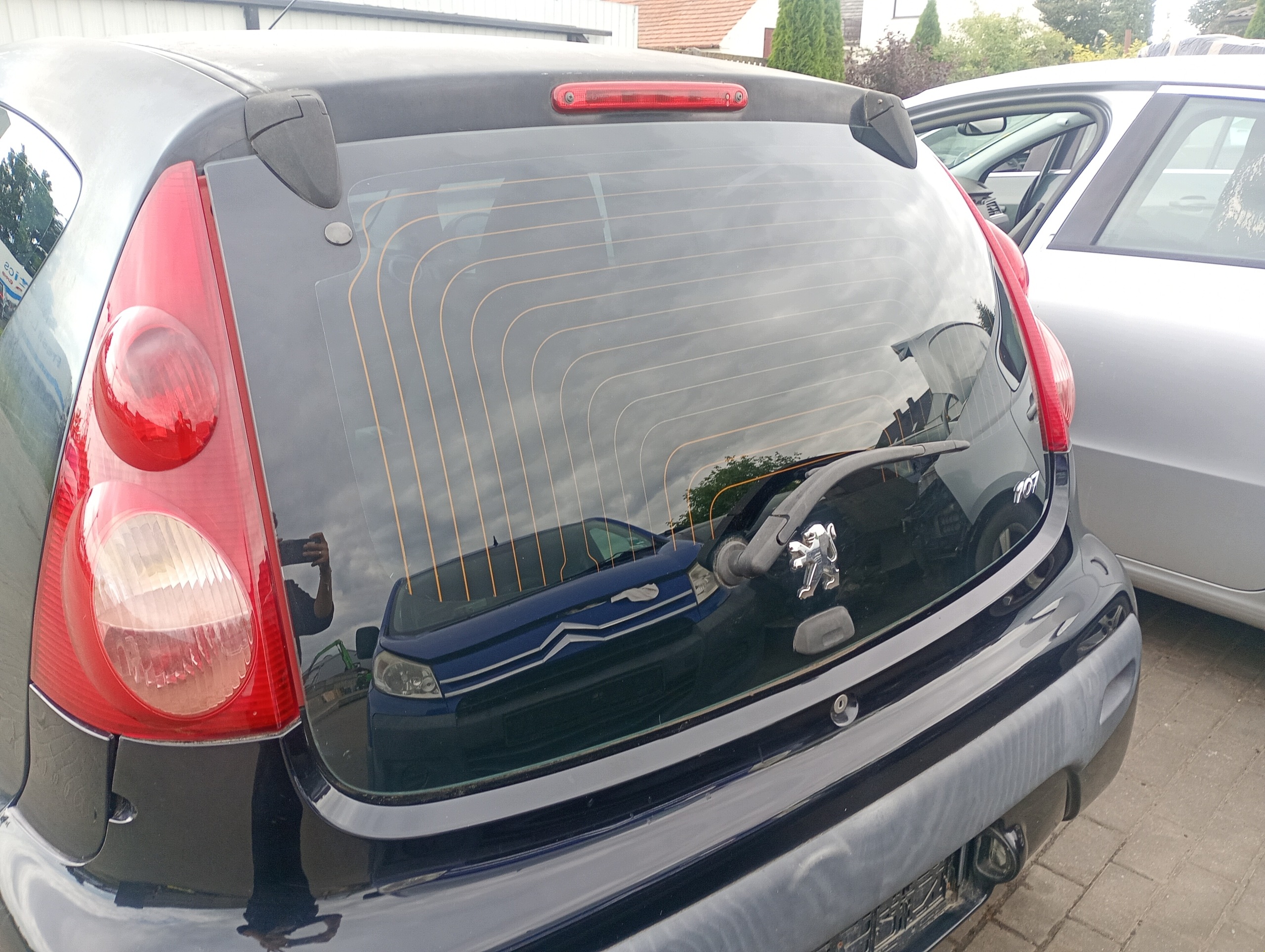 boot doors rear part boot window rear Peugeot 107 FL 08-14
